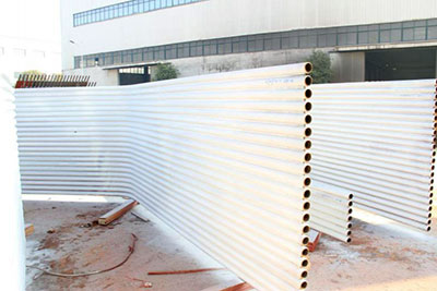 Mur membrane à tubes d'eau pour chaudière industrielle à Porto Rico